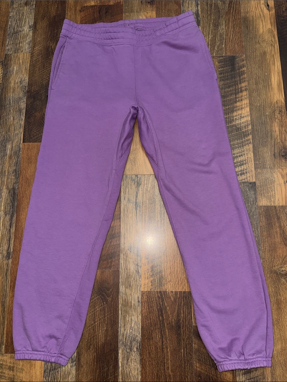 H&M Men’s Purple Cotton Jogger Sweatpants Size M